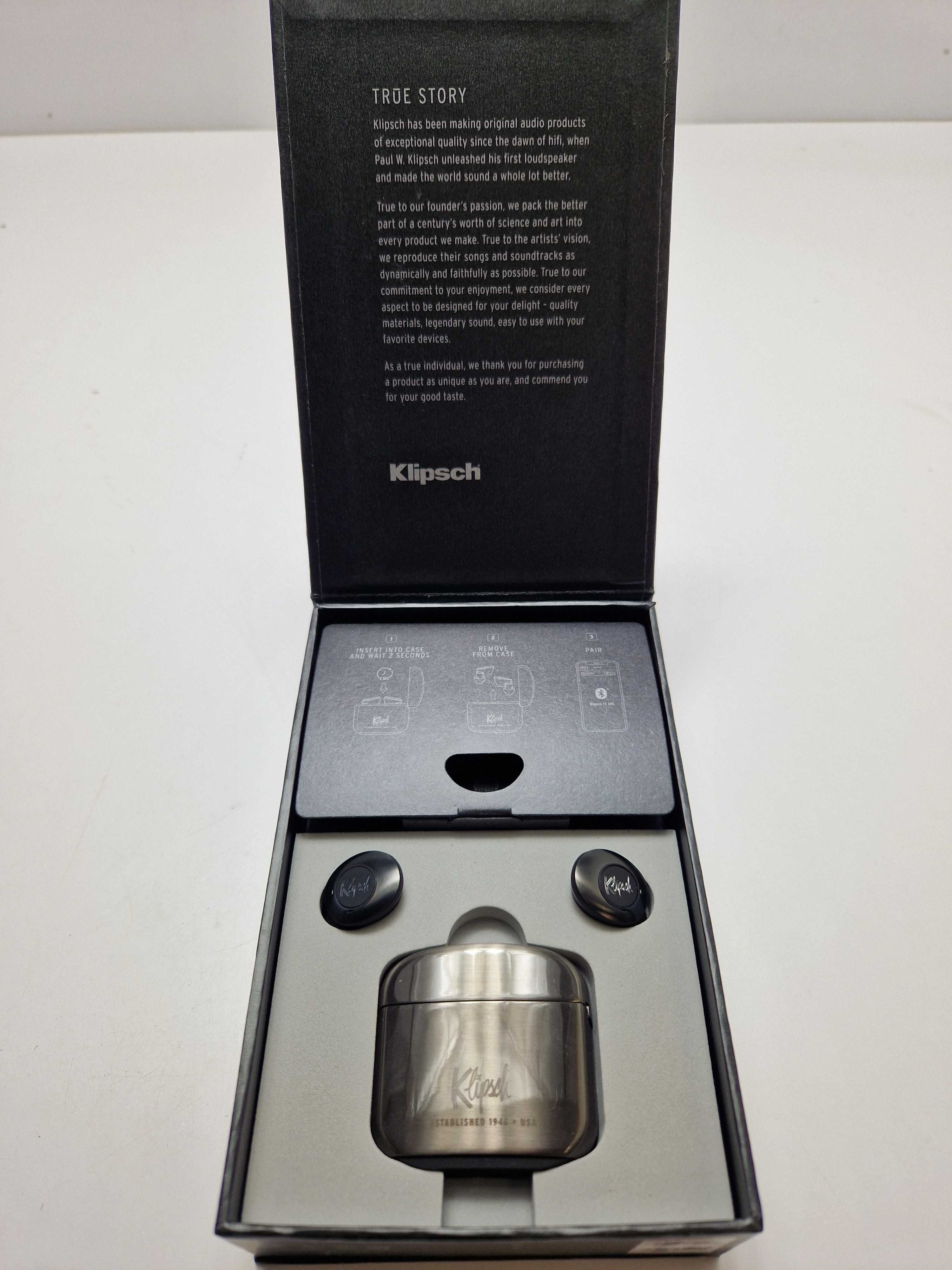 Słuchawki bezprzewodowe  Klipsch T5 Ii True Wireless Metal