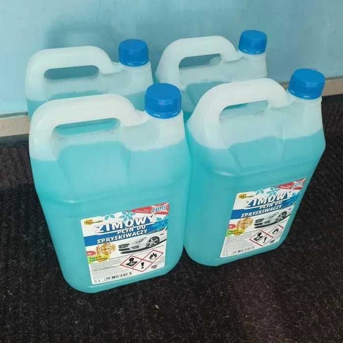 Płyn ZIMOWY do spryskiwaczy 4x 5L -20°C 10litrów ŁADNY ZAPACH