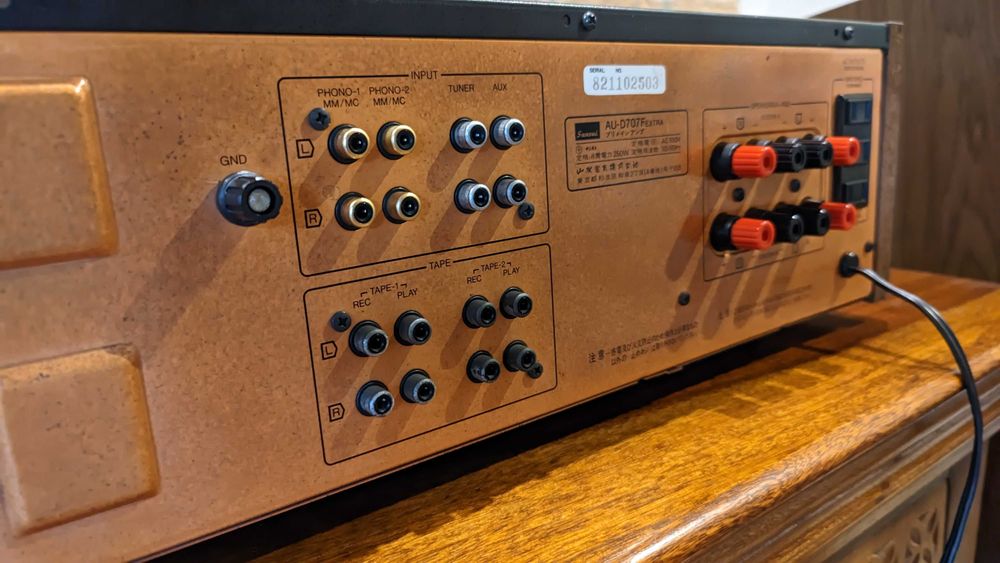 Sansui AU-D707F EXTRA | Drewniana Obudowa | Cały Szkielet Z Miedzi |