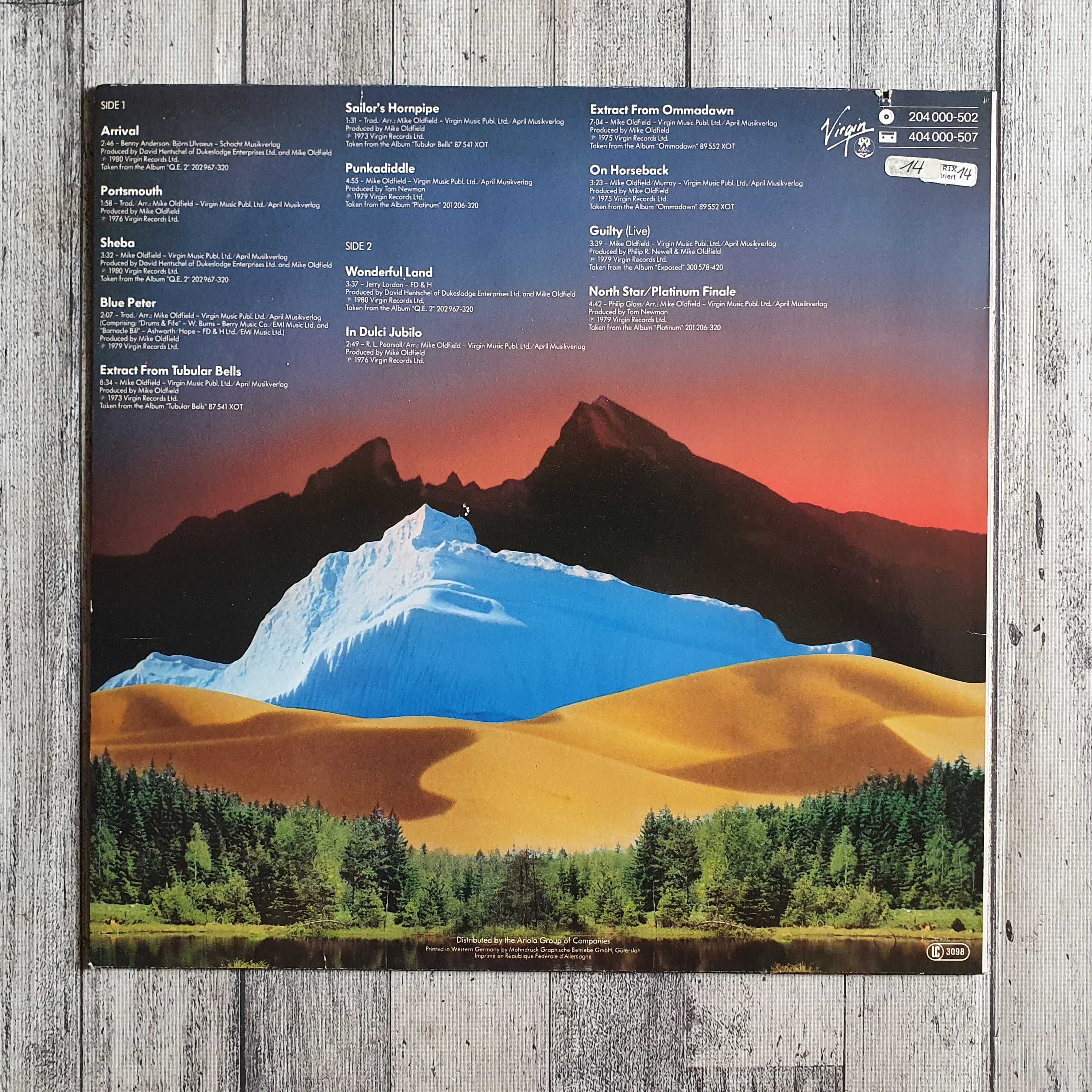 Mike Oldfield Music Wonderland LP 12