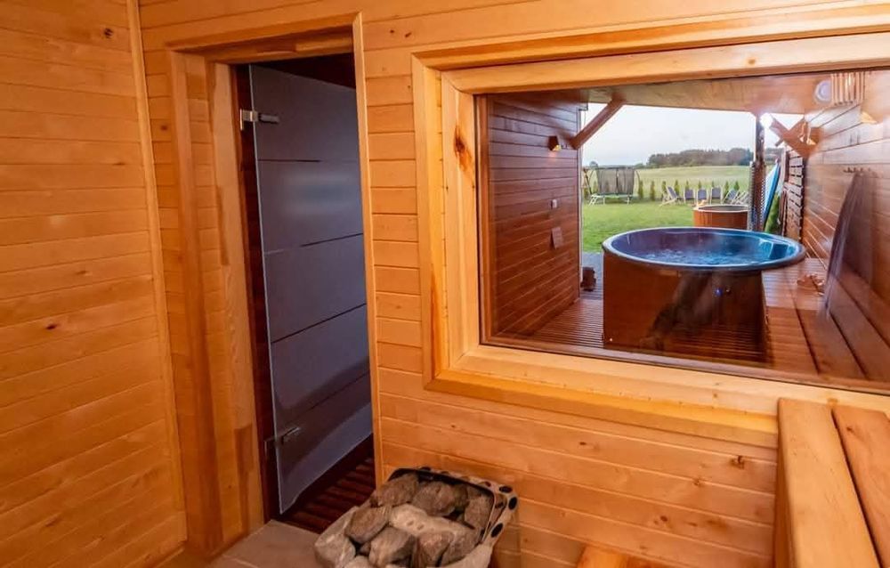 Komfortowy dom na Mazurach ze strefą spa i linią brzegową