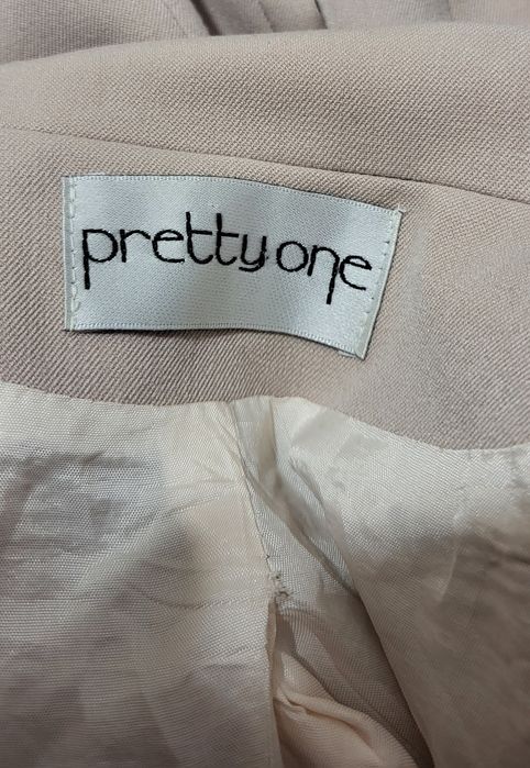 Elegancka marynarka, beżowa, guziki, pretty one, 36