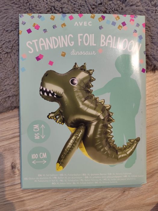 Balon dinozaur foliowy duzy