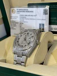 Новые Часы ROLEX Datejust Сталь Бриллианты 41mm