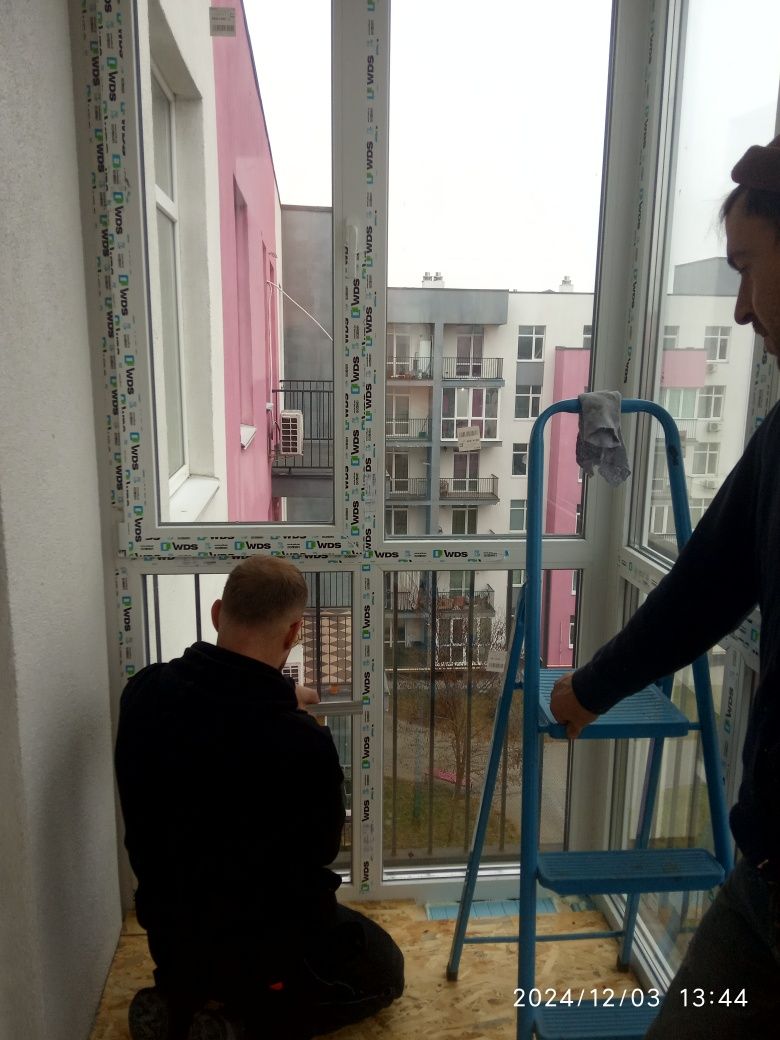 Монтаж Демонтаж Установка Окон Дверей Балконов Лодж Ремонт балкона