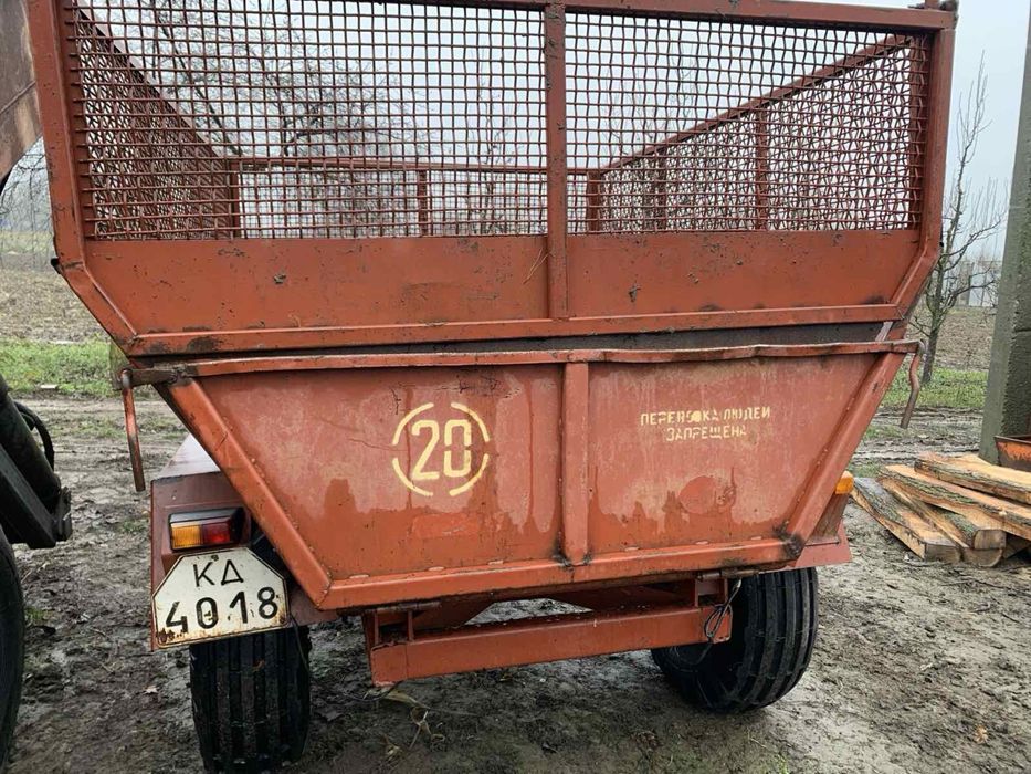 Причіп заводський самоскид