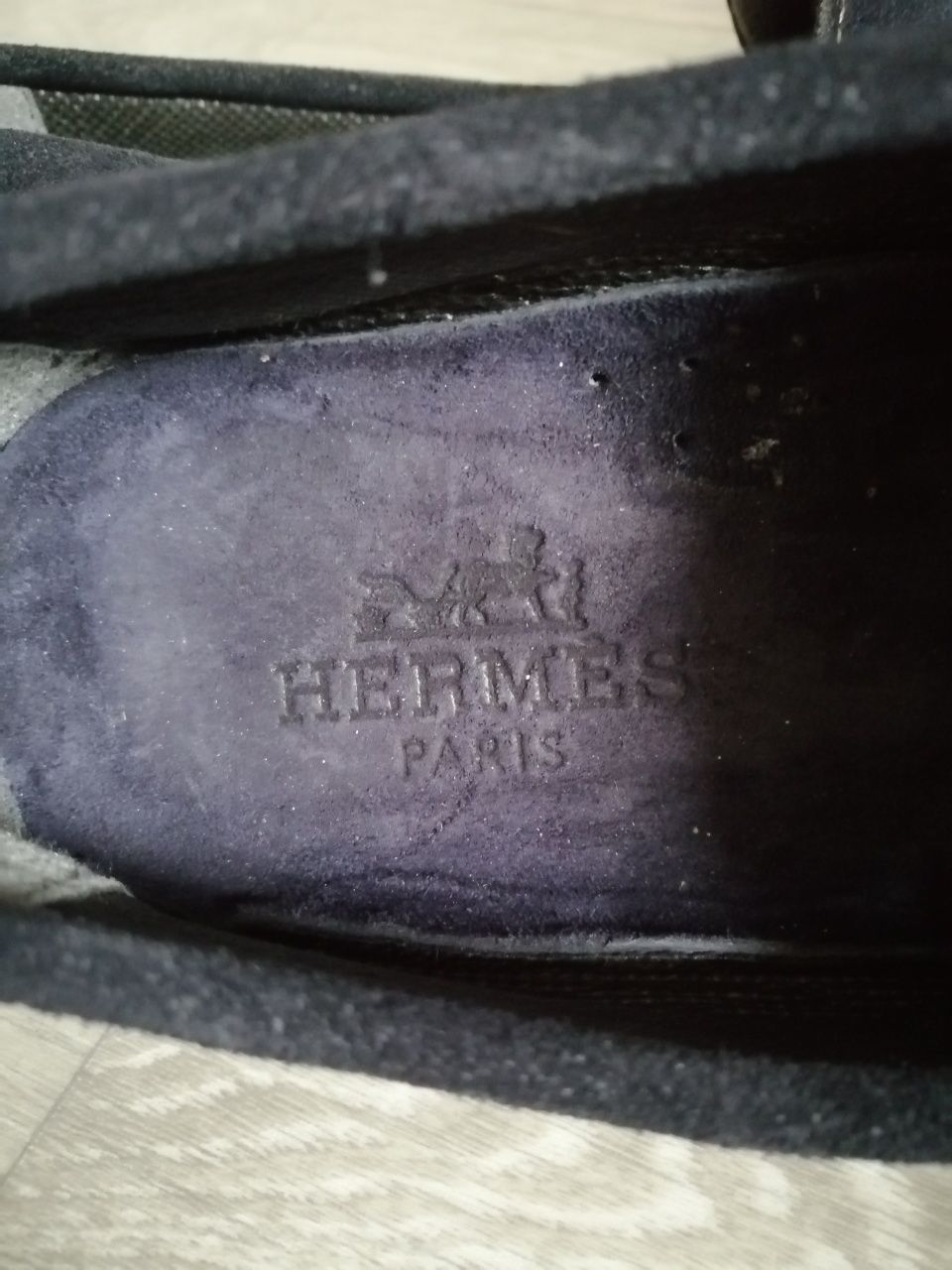 Чоловічі мокасини мокасины Hermes