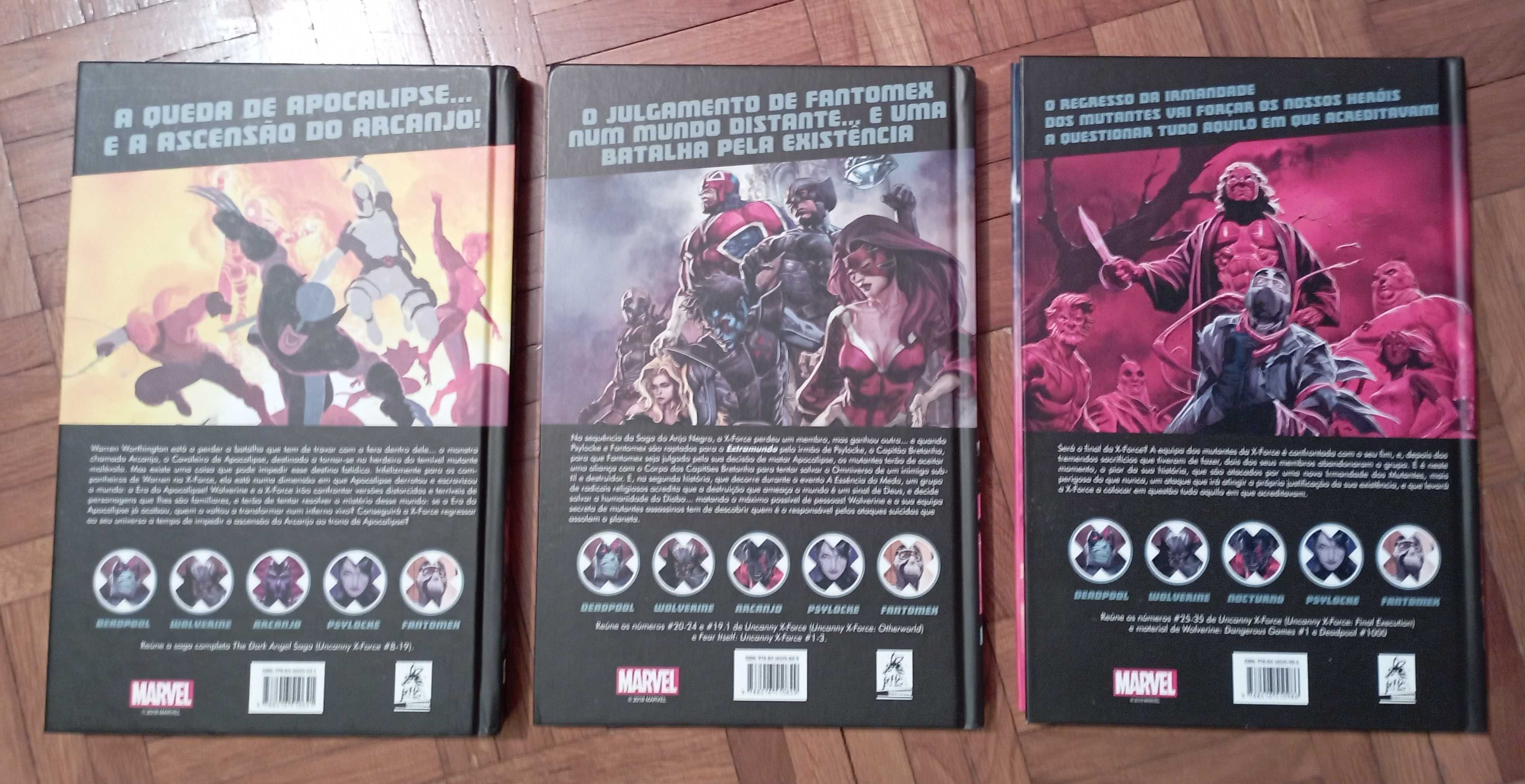 Uncanny X-Force #2, #3 e #4 - Edições portuguesas