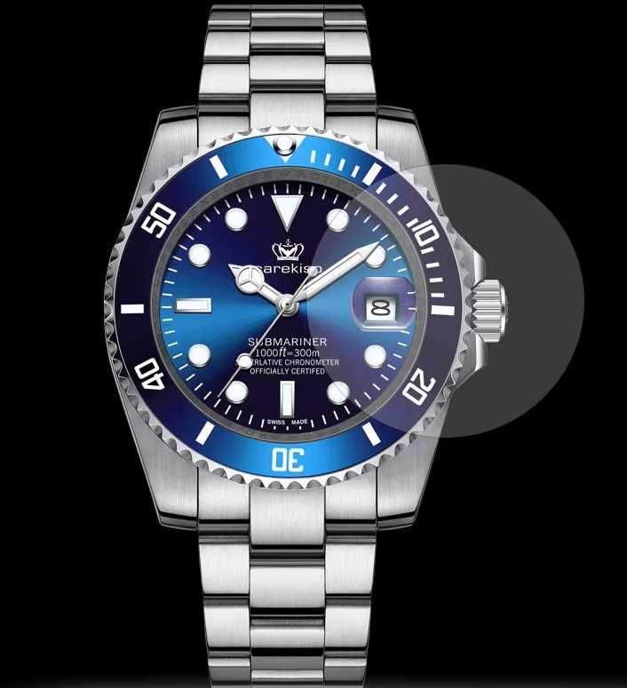 Чоловічий годинник Hemsut Zurich Carekiso Blue