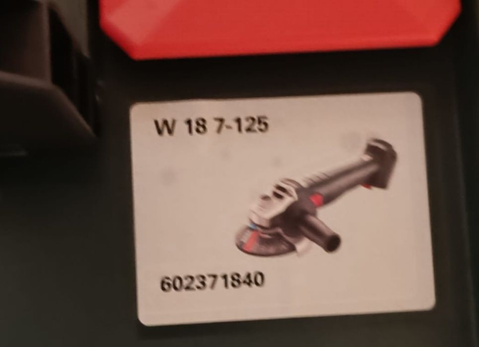 Rebarbadora Metabo W 18 7-125 + Bateria 4Ah