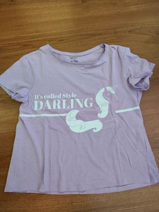 T-shirt lilás de menina da Lefties