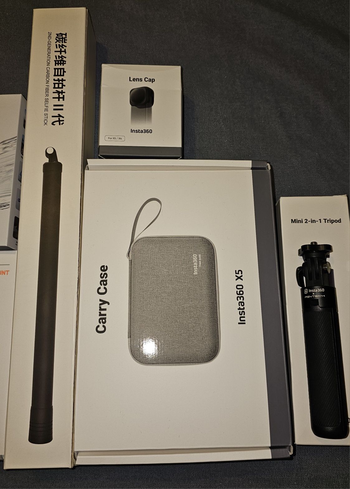 insta360 X5 Camera 360com extras para moto
