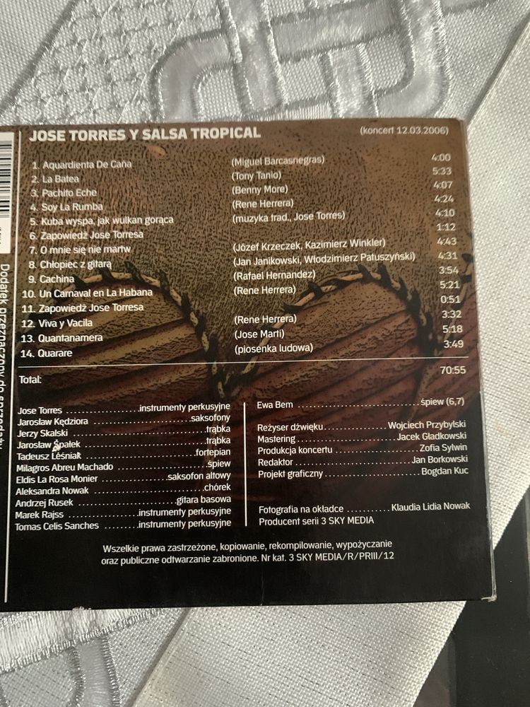 Płyta CD - Jose Torres