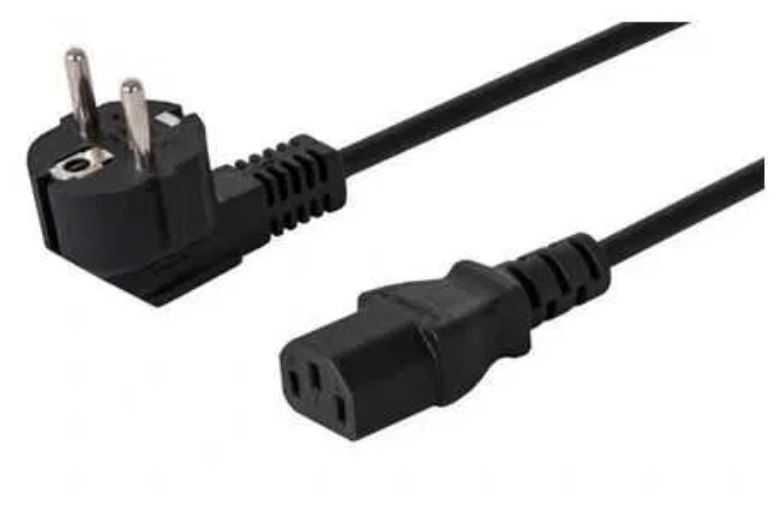 5 x Kabel zasilający do komputera monitora drukarki 1,5-1,8m uzywany