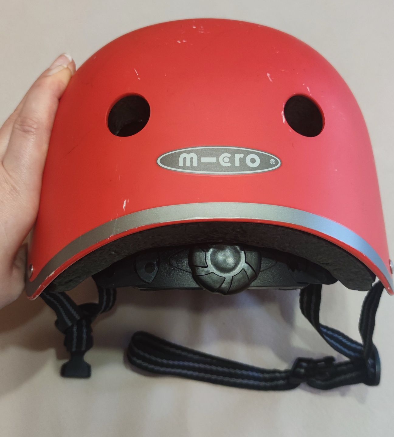 защитный шлем Micro, для скейта, велосипеда, роликов, размер М 53-57см