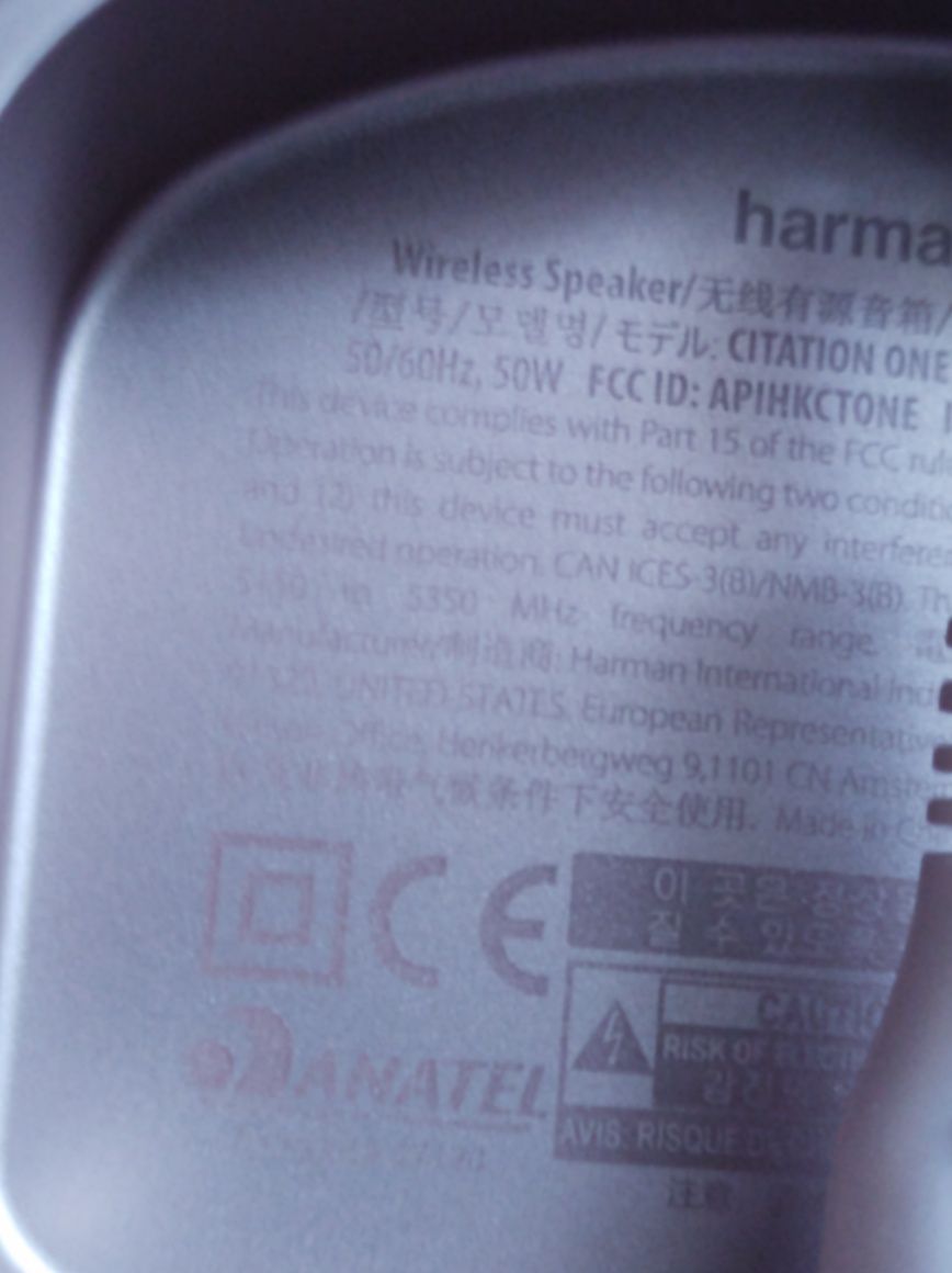 Колонка harman/kardon One, oригінал. Wi Fi, Bluetooth.