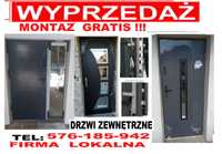 CIEPŁE drzwi zewnętrzne-WEJŚCIOWE ,montaż GRATIS, Cały Kraków. Tanio