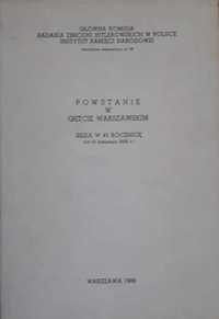 Komisja IPN 1988 - Powstanie w GETCIE WARSZAWSKIM