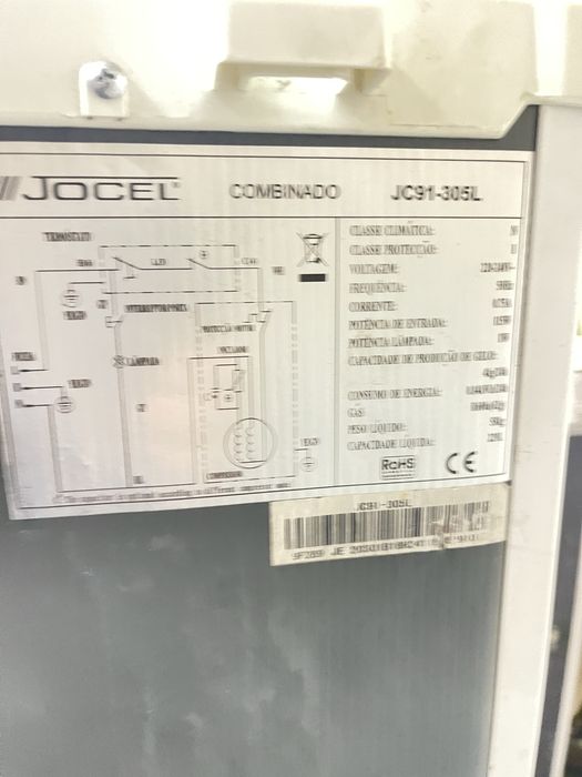 Frigorifico combinado marca jocel ecologico a funcionar bem 79euros