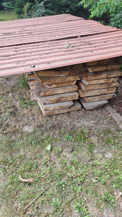 Tarcica dębowa Długość 3.1m,  szerokość 40-64cm