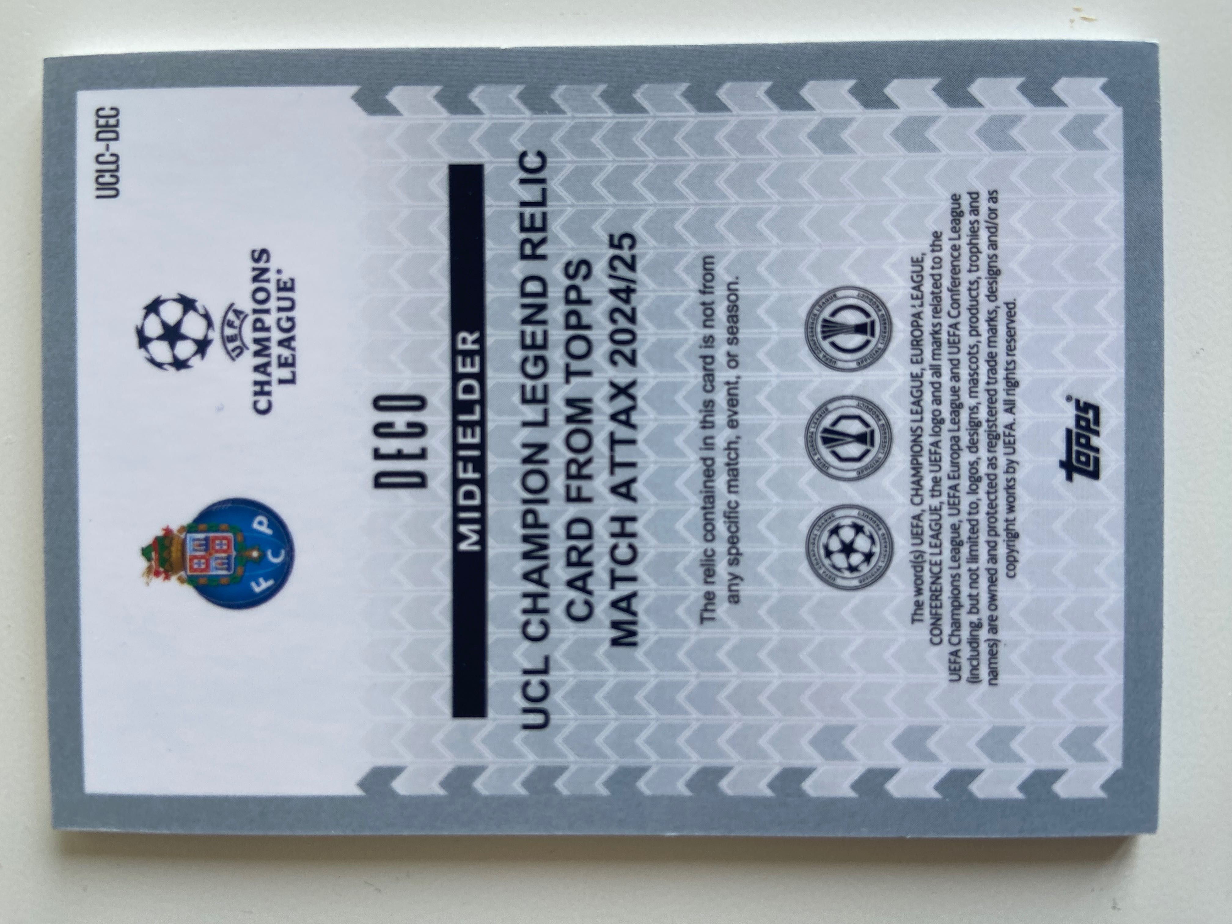 UCL Champion Relic DECO 24/25 Porto