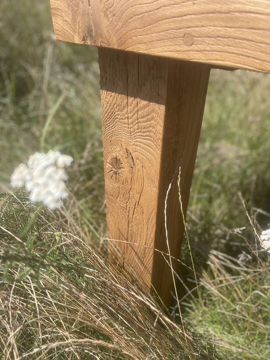 Dębowy stół vintage Rustic Postarzany rekodzielo Loft Drewno Dąb Styl