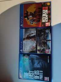 Red dead redemption 2,The last of US, assassins creed