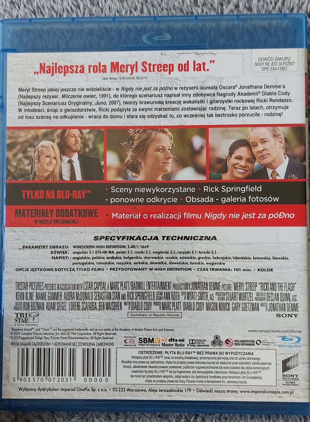 Nigdy nie jest za późno blu ray