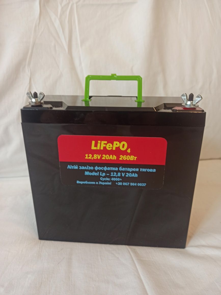 Аккумултор IiFe Po4 12,8v 20A тяговый глубокого разряда