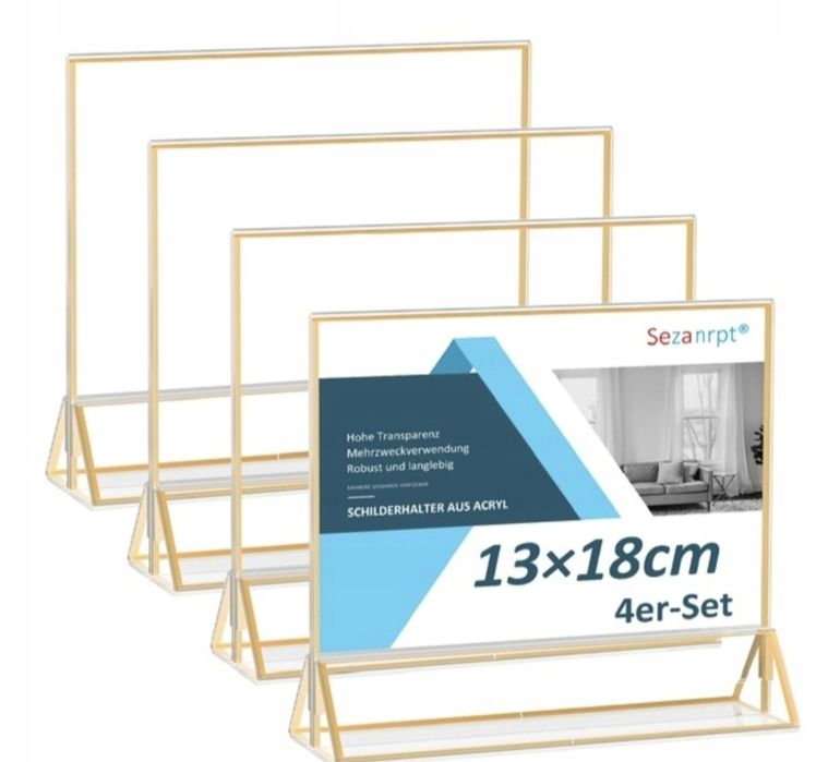 Ramki na zdjęcia, menu. 4 szt.