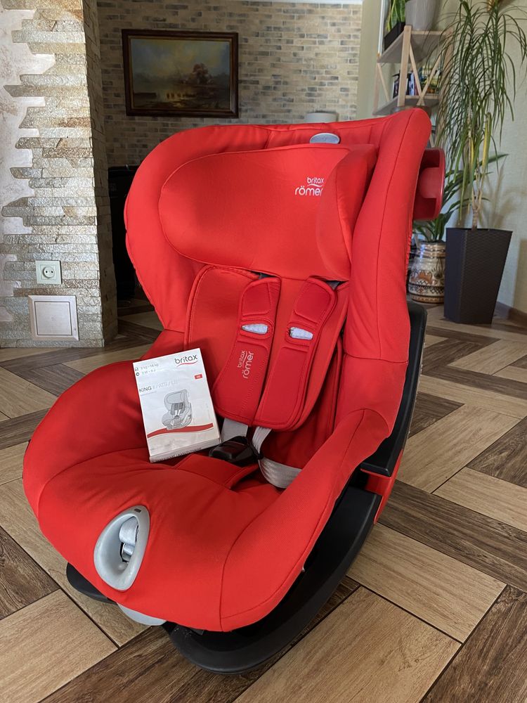 Автокрісло Romer britax king 2 LS Fire red black series 9-18 кг