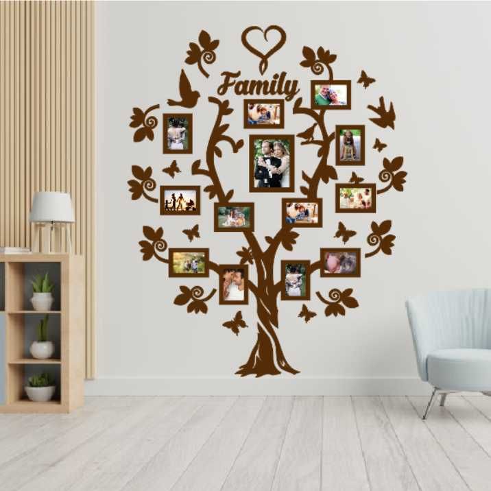 Фото рамка родинне дерево Дерево на стіну колаж