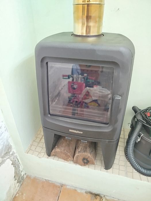 Salamandra a lenha Nordflam Carini 8kw