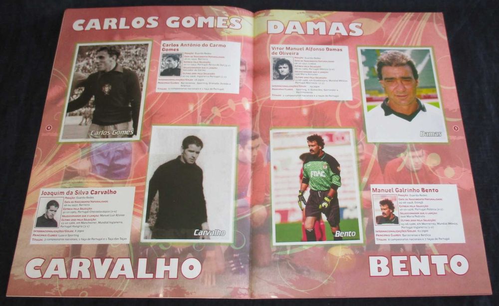 Livro Álbum Glórias da Selecção Record Completa