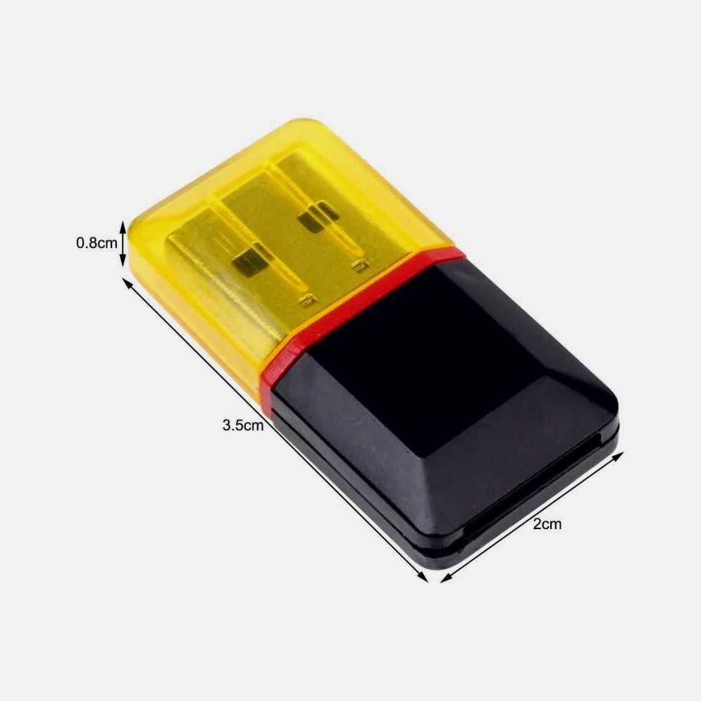 Картридер USB 2.0 для Micro SD (TF) карт быстрый перенос файлов