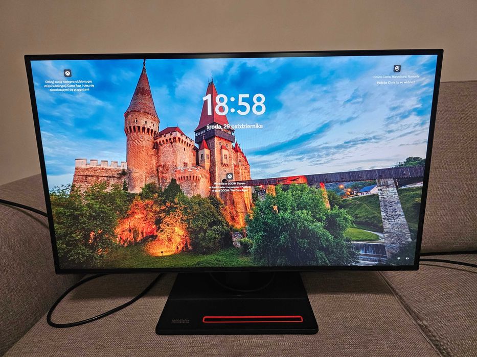Monitor 2K, 27' LENOVO P27q-20, 2560x1440 IPS + kabel HDMI. Wysyłka!