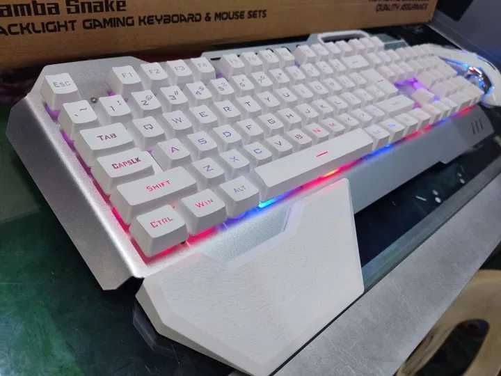 Klawiatura Gamingowa Podświetlana mechaniczna RGB USB M618 dla Graczy