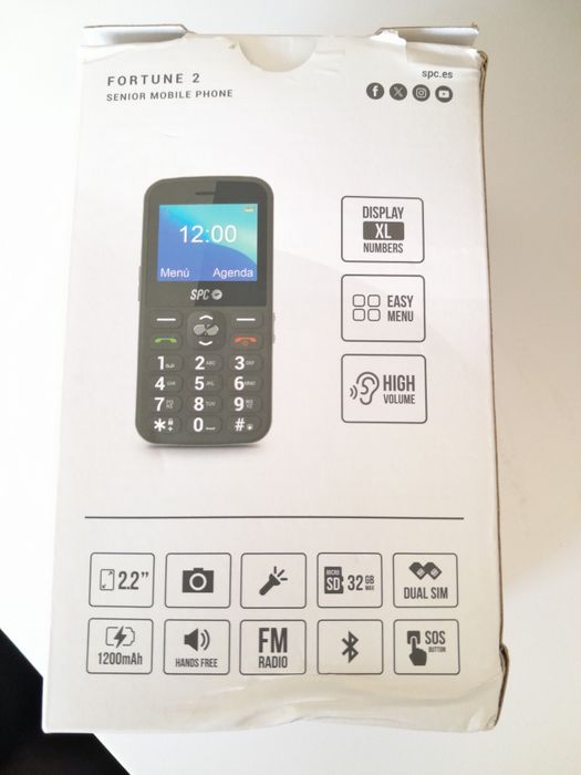 Telemóvel sénior SPC Fortune 2