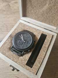 BoboBird zegarek drewno zegarek na rękę męski ciemny czarny brąz