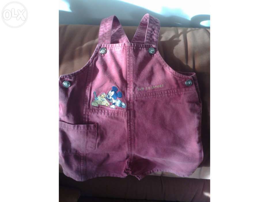 Jardineiras disney 12m