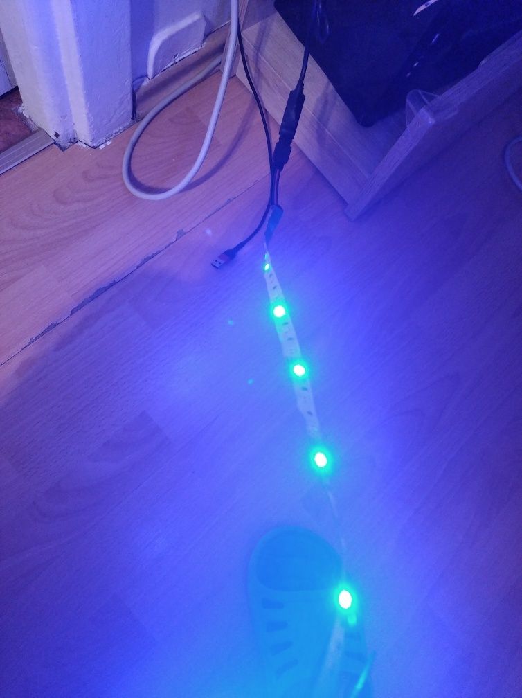 LED listwa oświetleniowa RGB na USB lub Bluetooth 3m