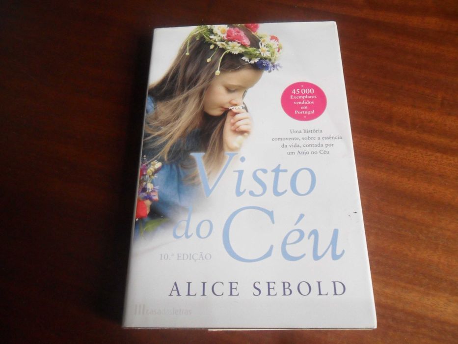 "Visto do Céu" de Alice Sebold - 10ª Edição de 2009