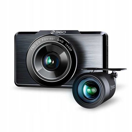 360 G500H 2K 32Gb Автомобильный видео регистратор Dual Cam GPS WiFi