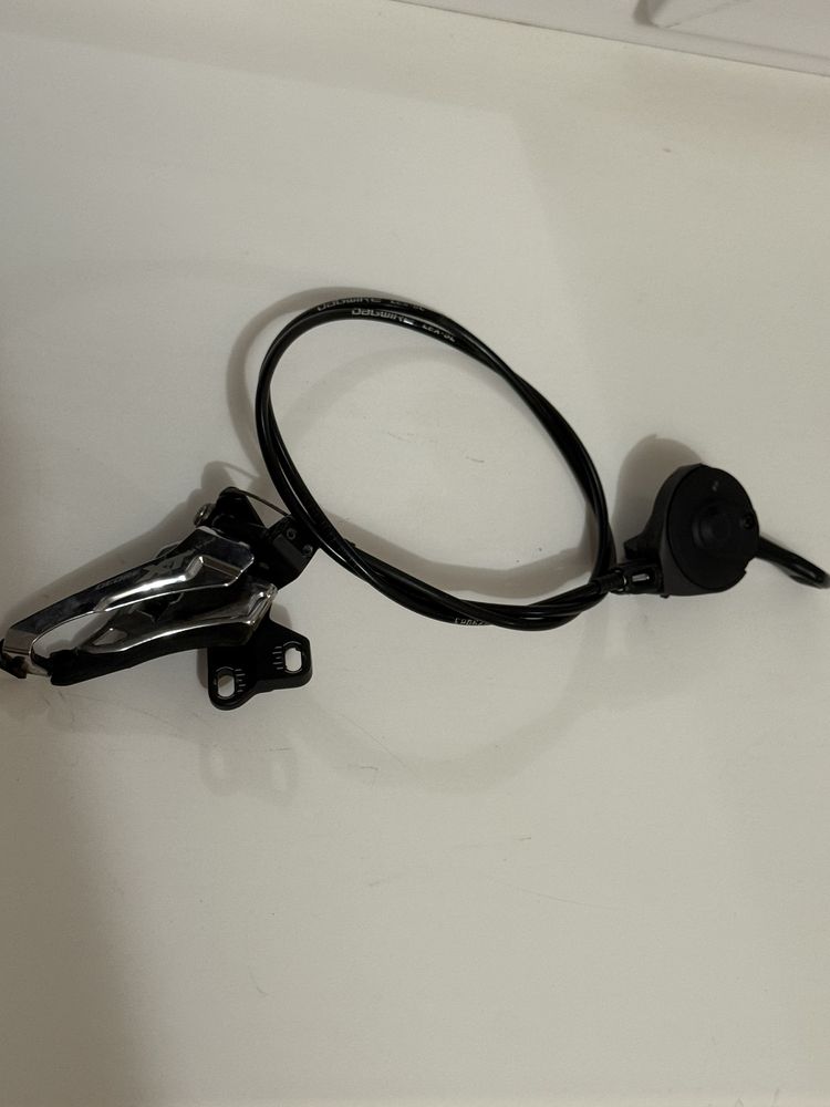 Манетка ( шифтер ) + перемикач shimano deore XT передній перемикач