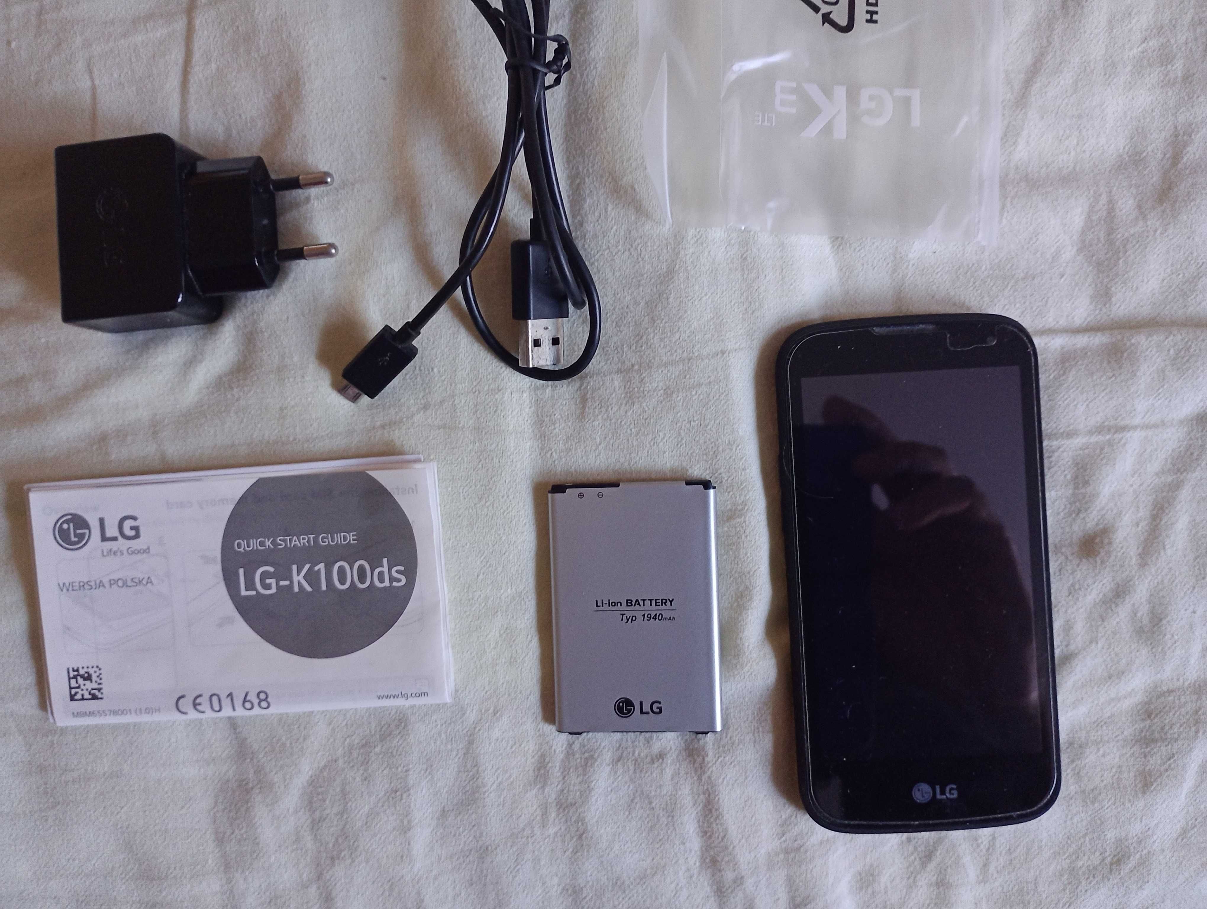 Używany smartfon LG-K100ds Black Blue (LG K3)