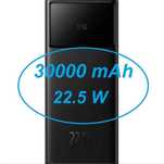Power Bank Повербанк Baseus Star-Lord Digital Display 30000 mah 22.5w