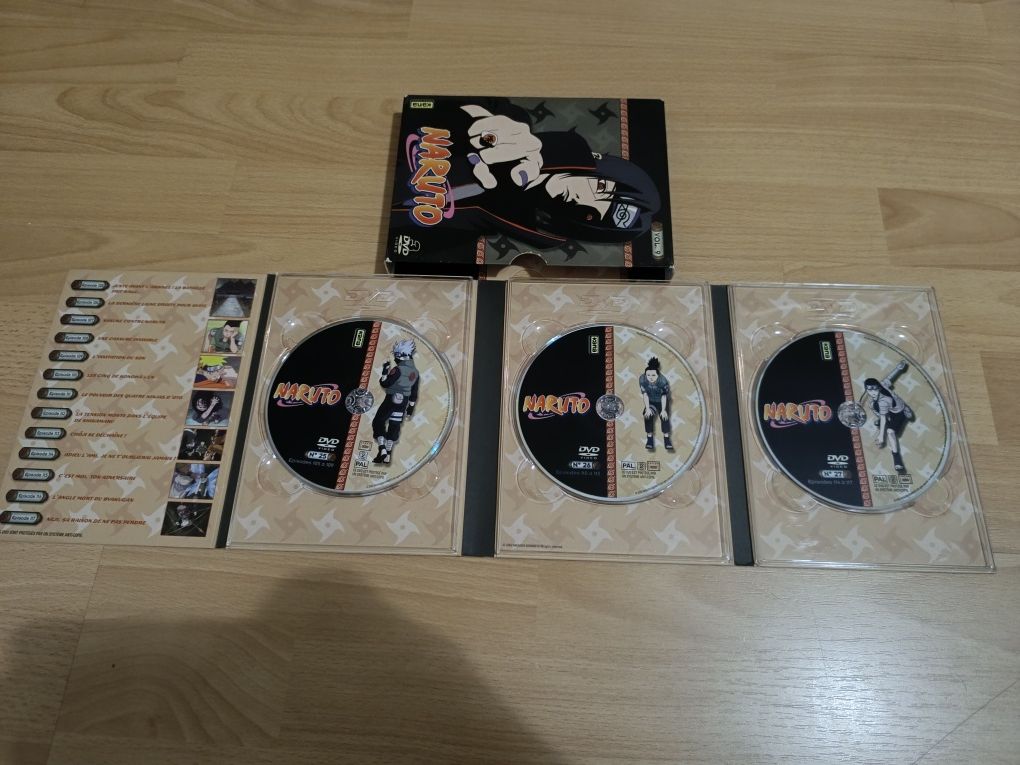 Naruto DVDs Francês