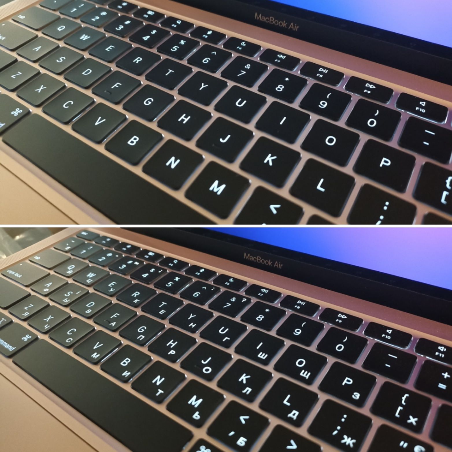 Гравірування клавіатури MacBook та інших ноутбуків