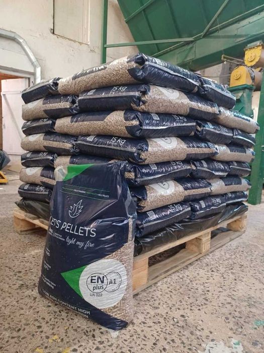 Pellet drzewny 6 mm, worki 15 kg