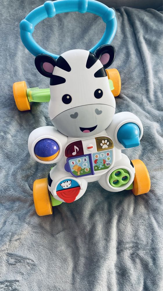 Zabawka jeździk chodzik dziecięcy Zebra Fisher Price